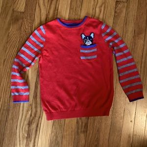 Mini Boden Boys’ Sweater with French Bulldog